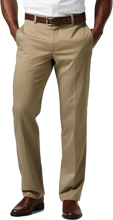 Men's formal dress trousers wool blend professional wear